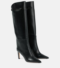Jimmy Choo Alizze 85 leather knee-high boots