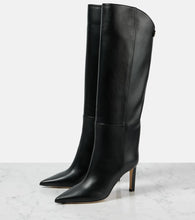 Jimmy Choo Alizze 85 leather knee-high boots
