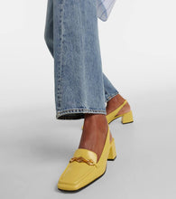 Jimmy Choo Diamond Tilda 45 leather slingback pumps