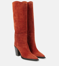 Jimmy Choo Cece 80 suede knee-high boots - Jimmy Choo Cece 80 麂皮过膝长靴