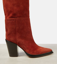 Jimmy Choo Cece 80 suede knee-high boots