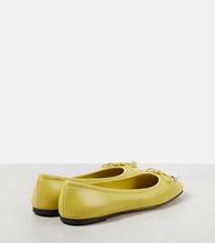 Jimmy Choo Elme bow-detail leather ballet flats