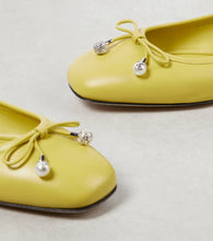 Jimmy Choo Elme bow-detail leather ballet flats