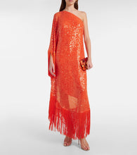Taller Marmo Spritz Disco sequined maxi dress