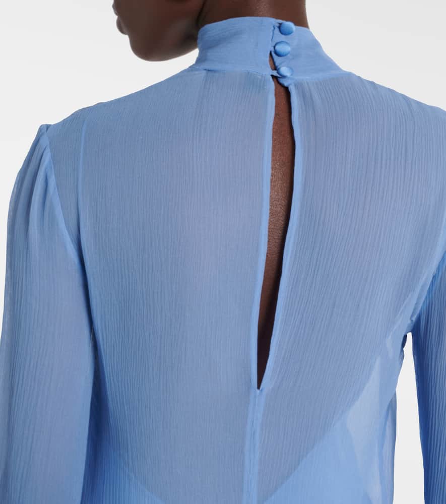 Taller Marmo Gina Spirito feather-trimmed minidress