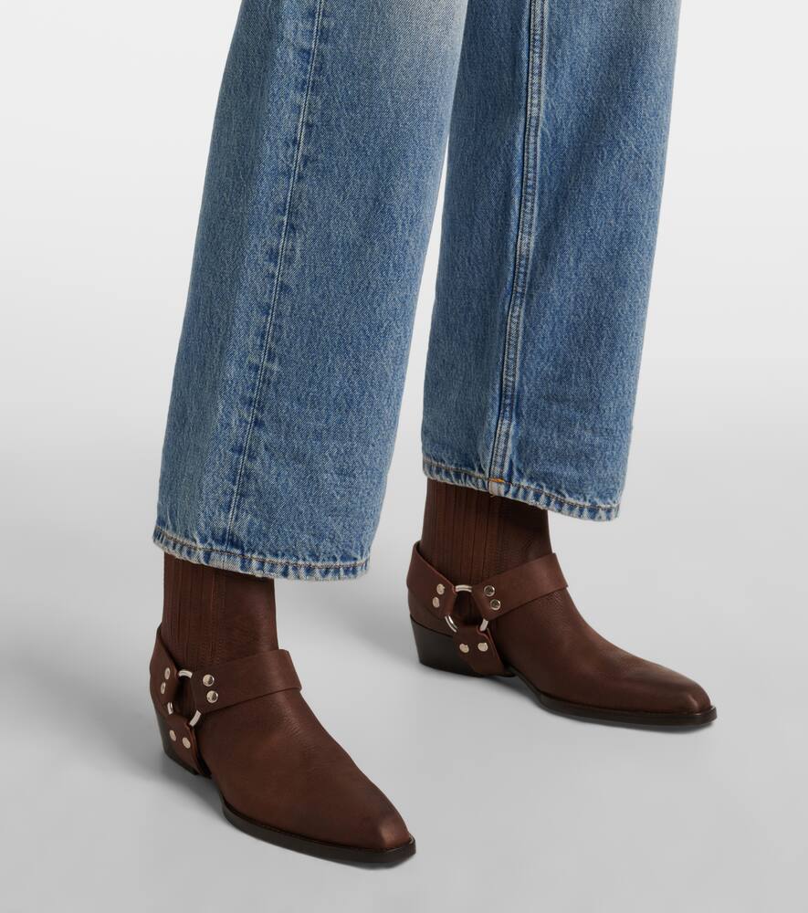 Paris Texas Helena leather ankle boots