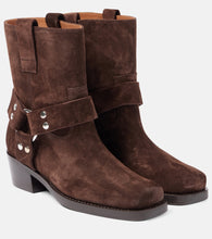 Paris Texas Roxy 45 suede biker boots - Paris Texas Roxy 45 麂皮机车靴