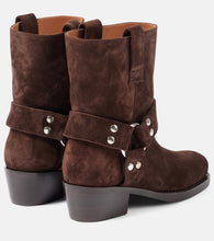 Paris Texas Roxy 45 suede biker boots