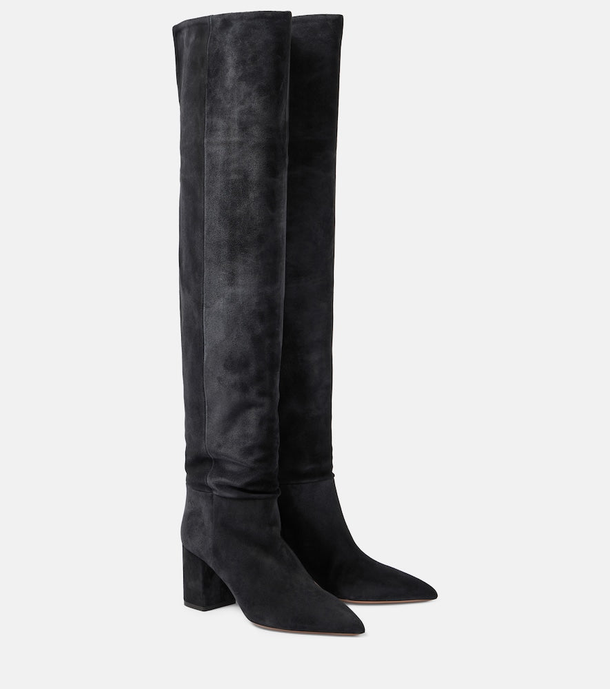 Paris Texas Anja suede over-the-knee boots - Paris Texas Anja 麂皮过膝长靴