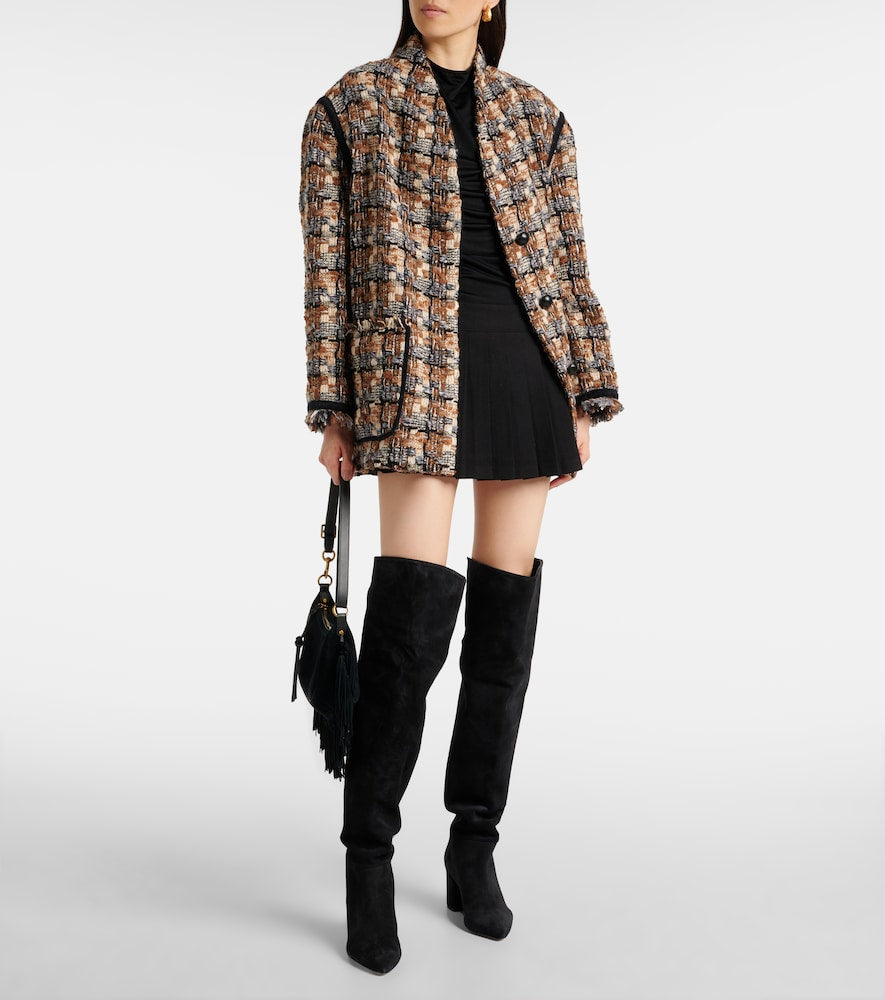 Paris Texas Anja suede over-the-knee boots