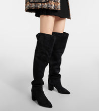 Paris Texas Anja suede over-the-knee boots