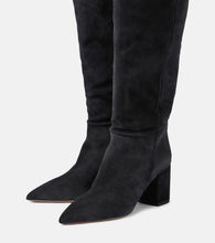 Paris Texas Anja suede over-the-knee boots