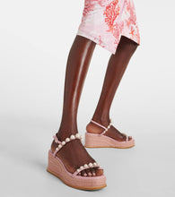 Jimmy Choo Amatuus 60 leather espadrille wedges