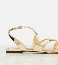 Jimmy Choo Ayla metallic leather sandals