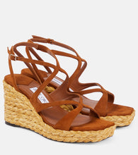 Jimmy Choo Ayla suede espadrille wedges