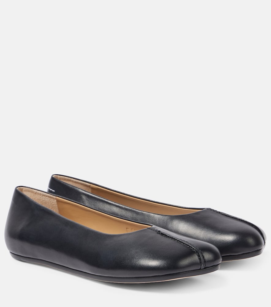 MM6 Maison Margiela Leather ballet flats
