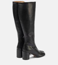 MM6 Maison Margiela Leather knee-high boots
