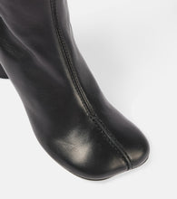 MM6 Maison Margiela Leather knee-high boots