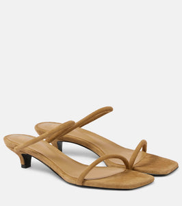 Toteme The Minimalist 35 suede sandals