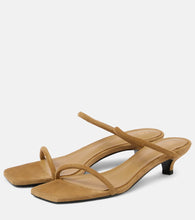 Toteme The Minimalist 35 suede sandals