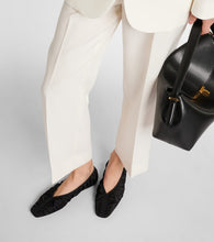 Toteme The Gathered Flat satin ballet flats
