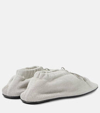 Toteme Bow-detail crochet flats