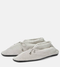 Toteme Bow-detail crochet flats
