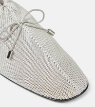Toteme Bow-detail crochet flats