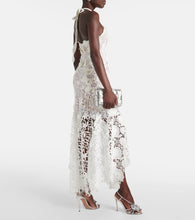 Oscar de la Renta Crochet guipure lace gown