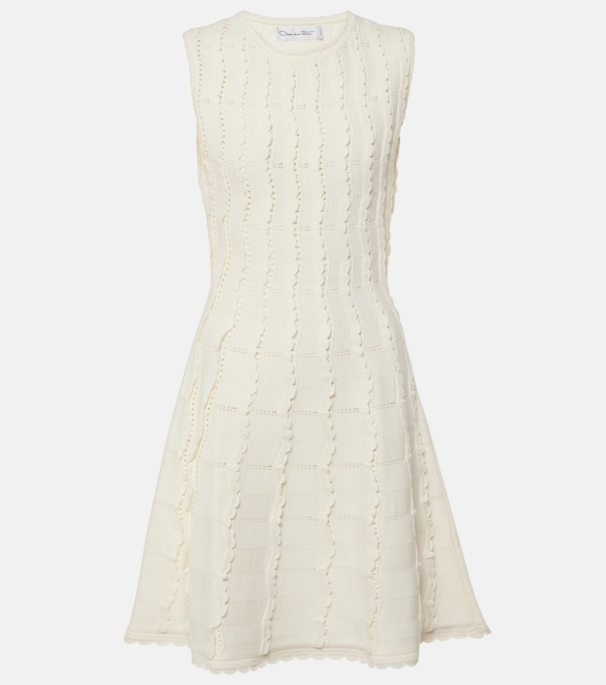 Oscar de la Renta Knitted minidress. Oscar de la Renta 针织迷你连衣裙