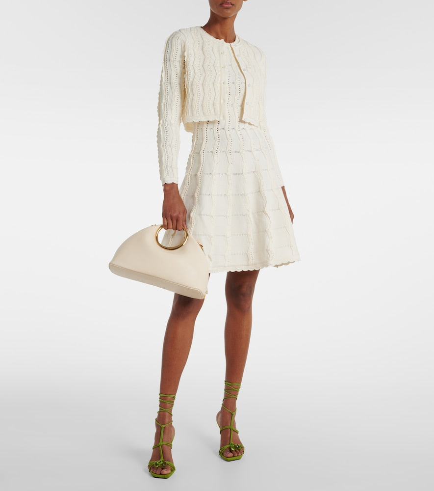 Oscar de la Renta Knitted minidress
