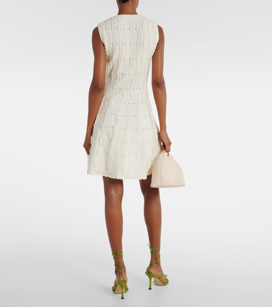 Oscar de la Renta Knitted minidress