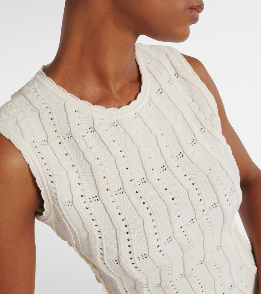 Oscar de la Renta Knitted minidress
