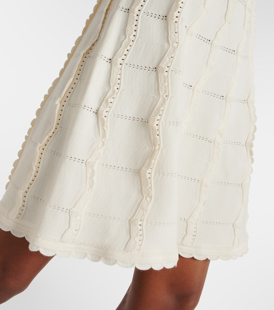 Oscar de la Renta Knitted minidress