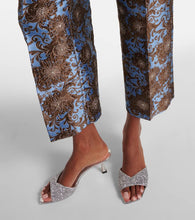 Jimmy Choo Skye 70 embellished mirrored leather mules