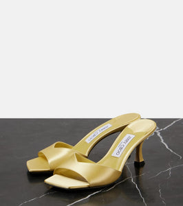 Jimmy Choo Skye 70 satin mules