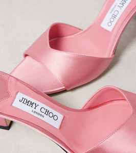 Jimmy Choo Skye 70 satin mules