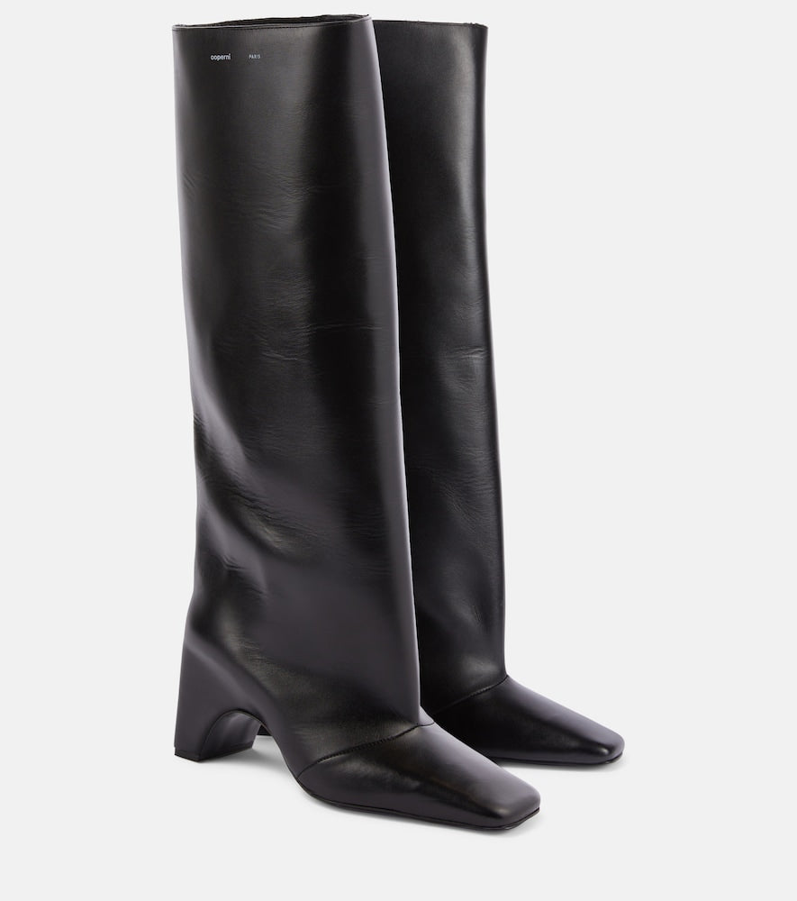 Coperni Bridge leather knee-high boots - Coperni Bridge 皮革过膝长靴