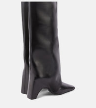 Coperni Bridge leather knee-high boots