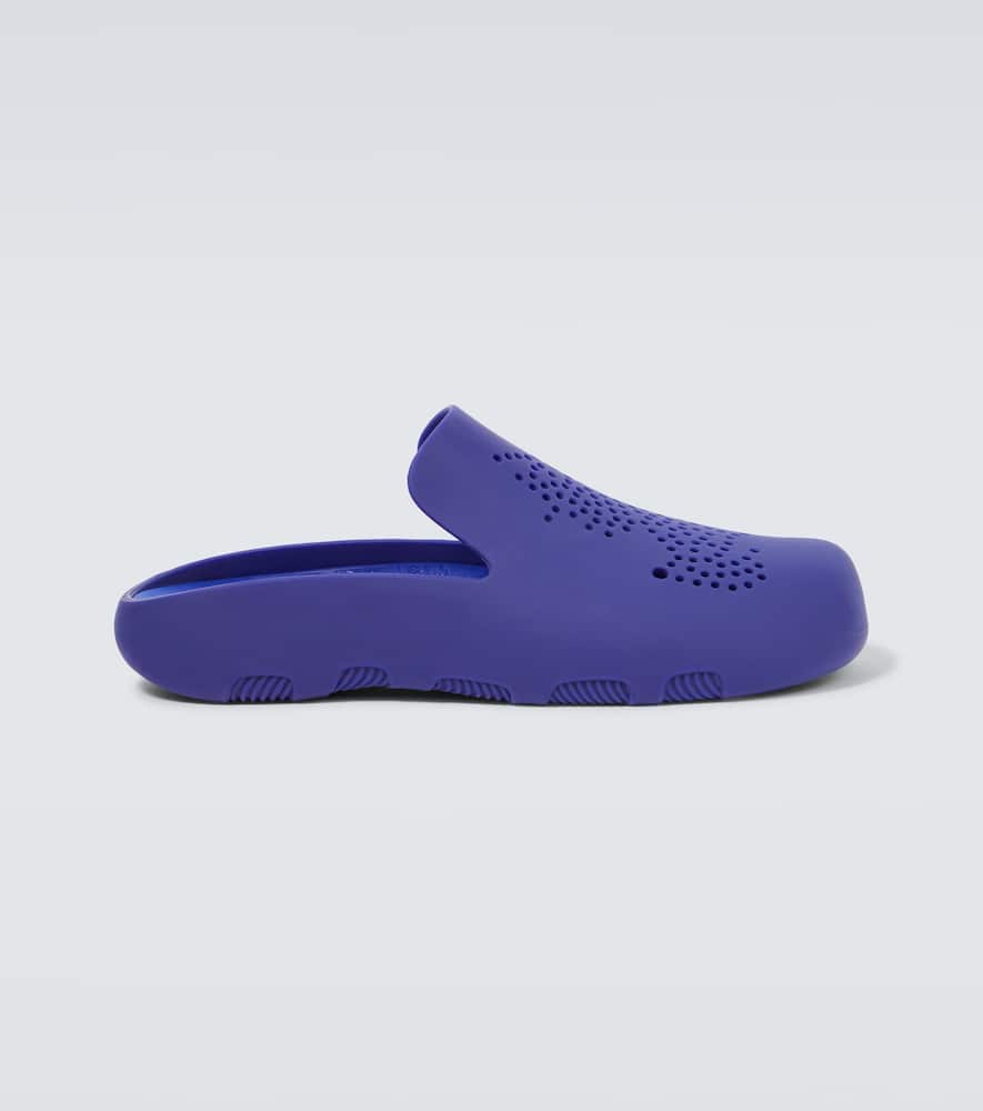Burberry Logo rubber clogs
