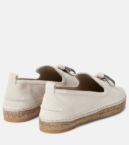 Brunello Cucinelli Monili suede espadrilles