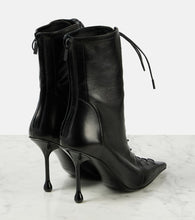 Jimmy Choo Scarlett 95 leather lace-up boots