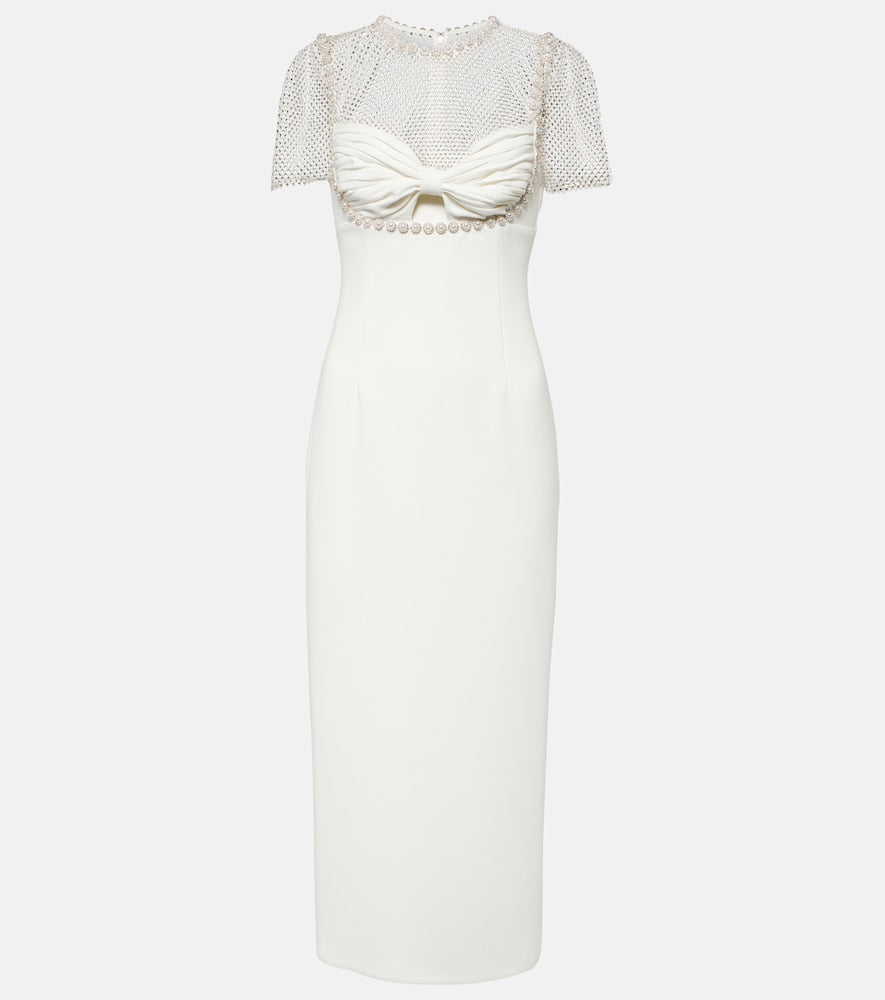 Self-Portrait Bridal embellished  midi dress. Self-Portrait Bridal 缀饰中长连衣裙