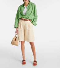 Malone Souliers Siena 70 leather espadrille wedges