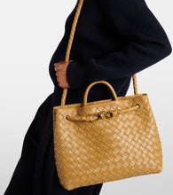 Bottega Veneta Andiamo Intrecciato Medium leather tote bag