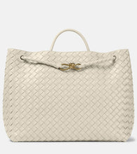 Bottega Veneta Andiamo Large Intrecciato leather tote bag. Shop Bottega Veneta Tote Bags for women now.