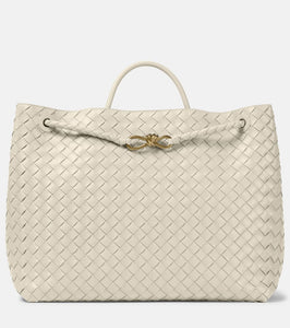 Bottega Veneta Andiamo Large Intrecciato leather tote bag. Shop Bottega Veneta Tote Bags for women now.