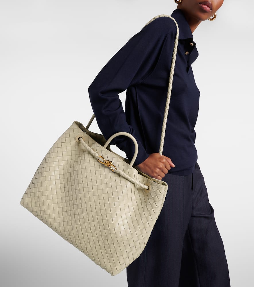 Bottega Veneta Andiamo Large Intrecciato leather tote bag