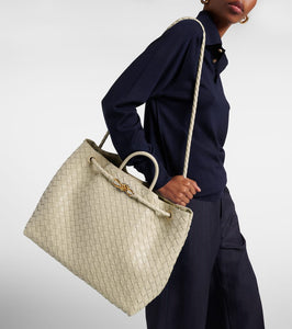 Bottega Veneta Andiamo Large Intrecciato leather tote bag