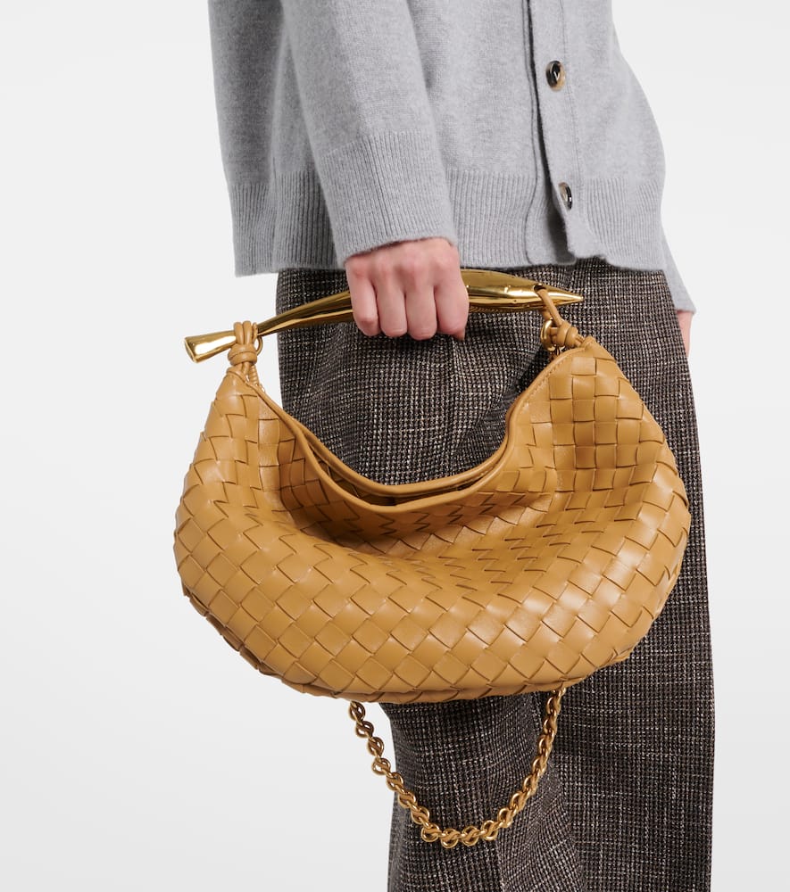 Bottega Veneta Sardine Chain Intrecciato leather shoulder bag